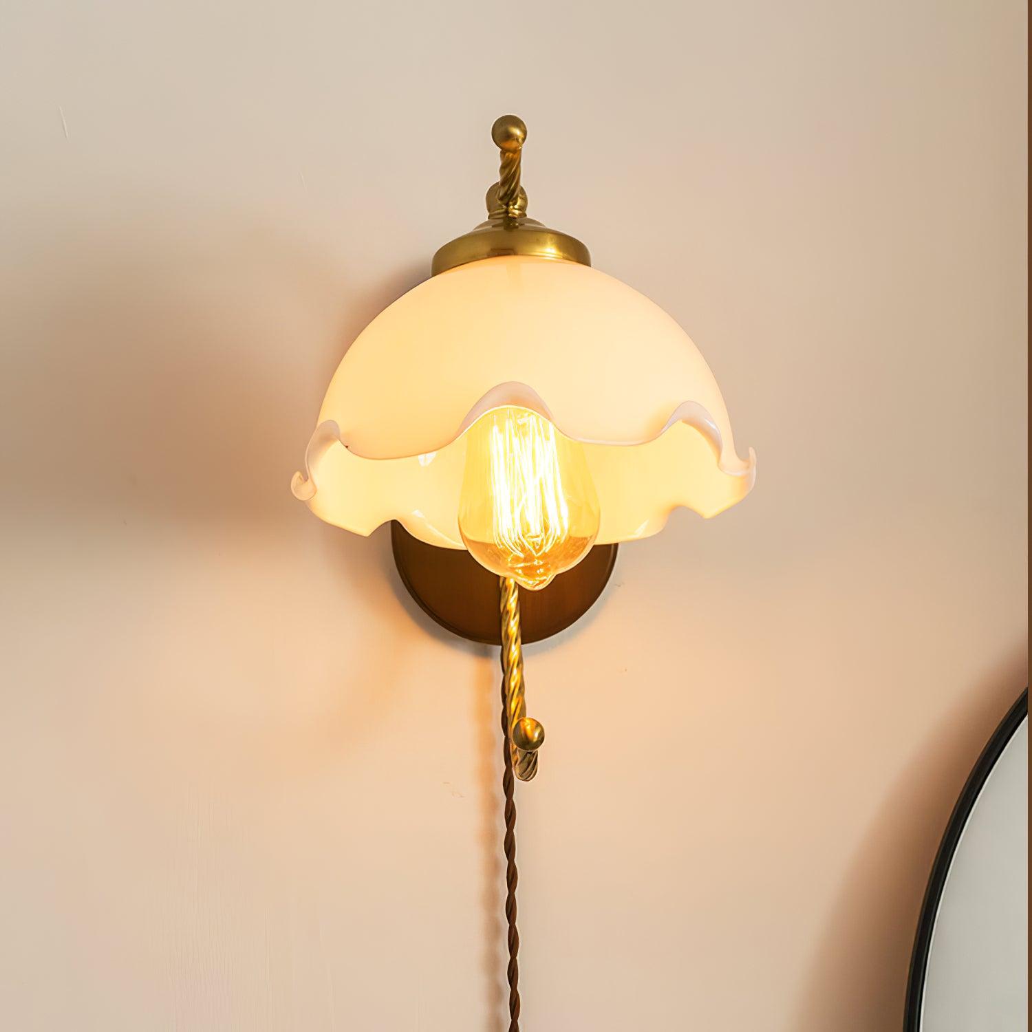 Olyss Wood Vintage Wall Lamp - Letslighting