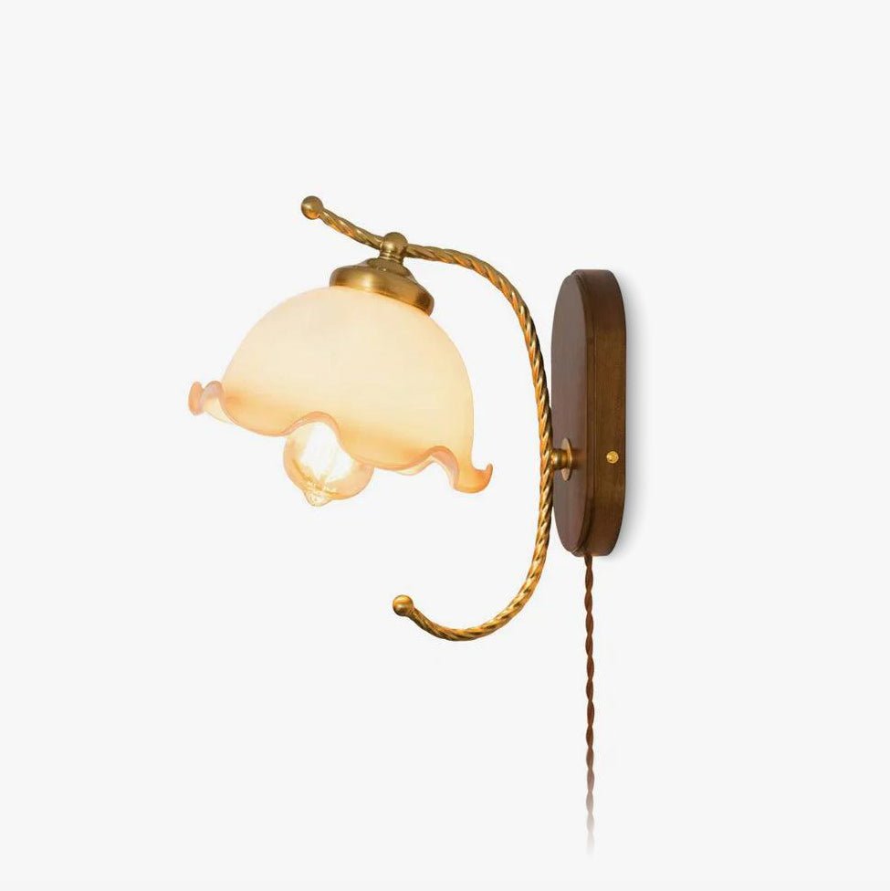 Olyss Wood Vintage Wall Lamp - Letslighting