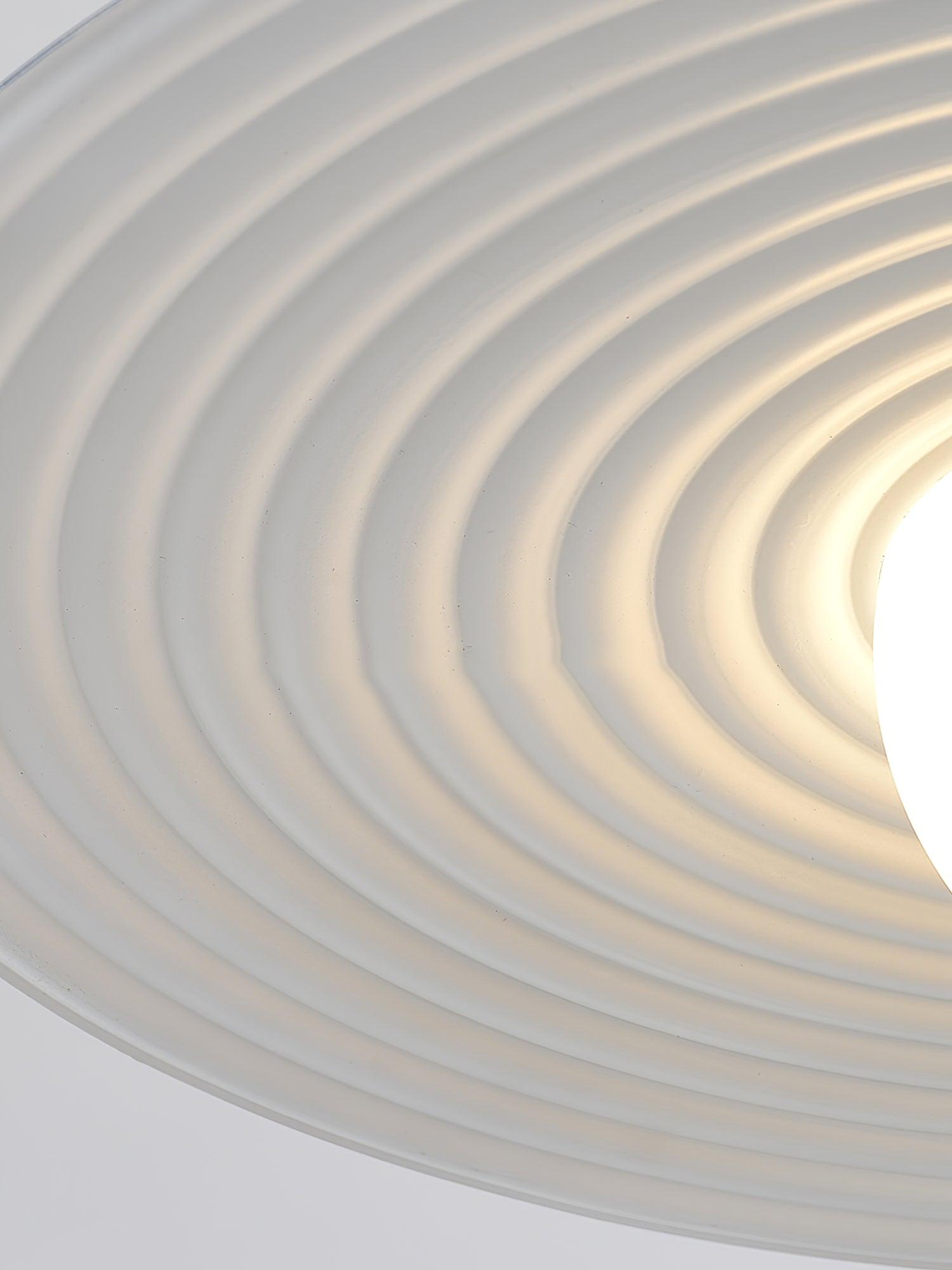 Lustra Pendant Light PE LED Plate White and Black - Letslighting