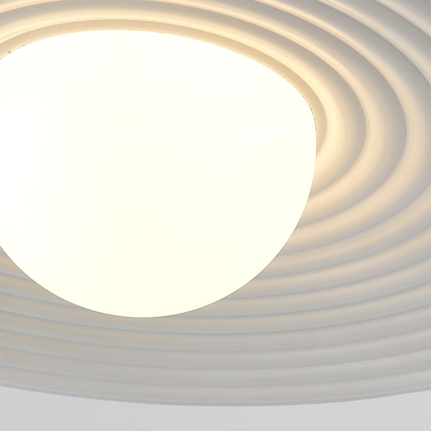 Lustra Pendant Light PE LED Plate White and Black - Letslighting
