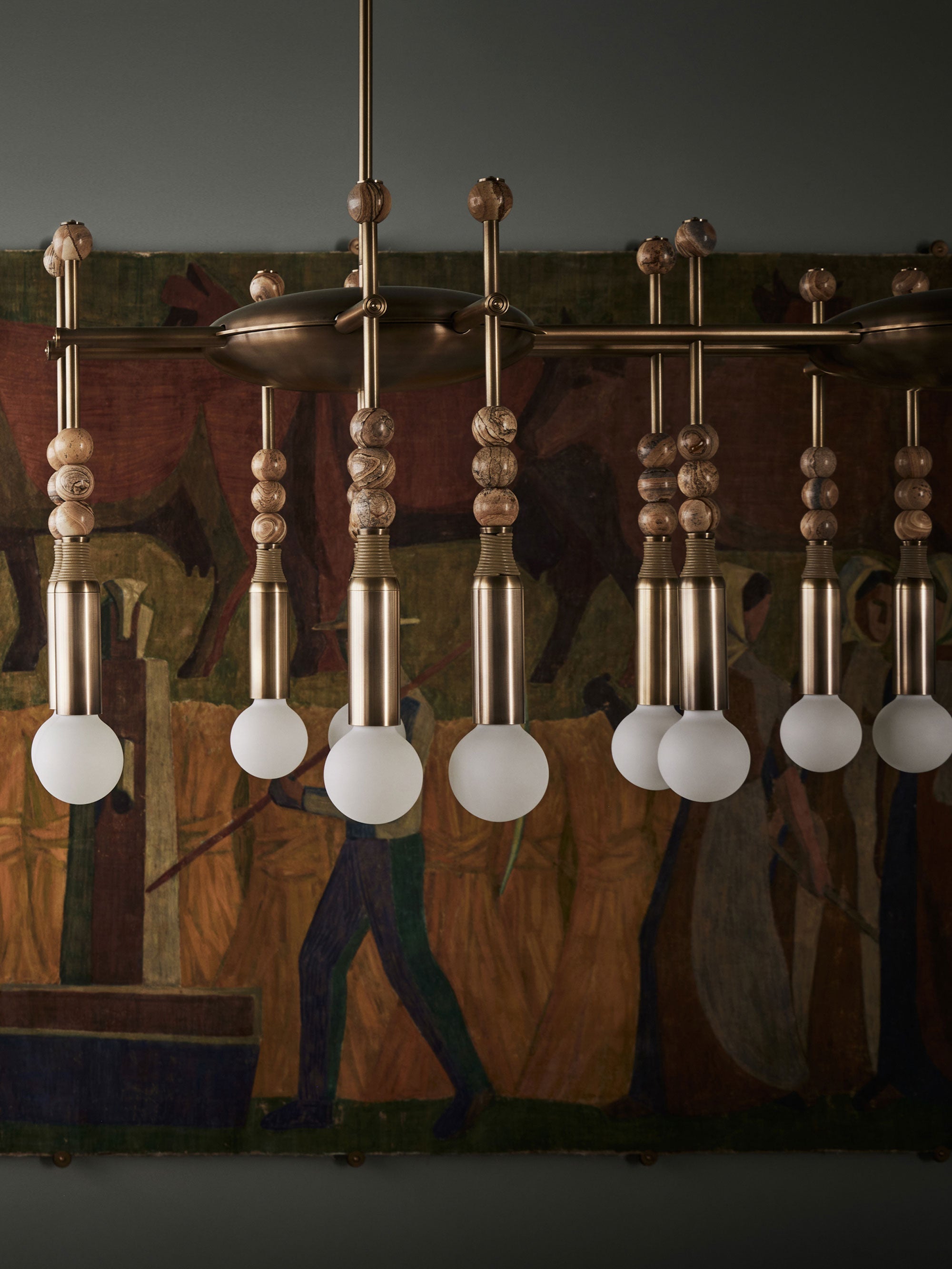 Esoleth Traditional Premium Elegance Marble Chandelier - Letslighting