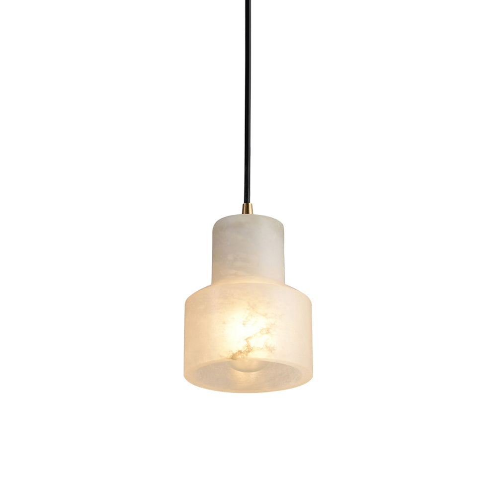 Ritta Alabaster Pendant Light Brass Luxurious - Letslighting