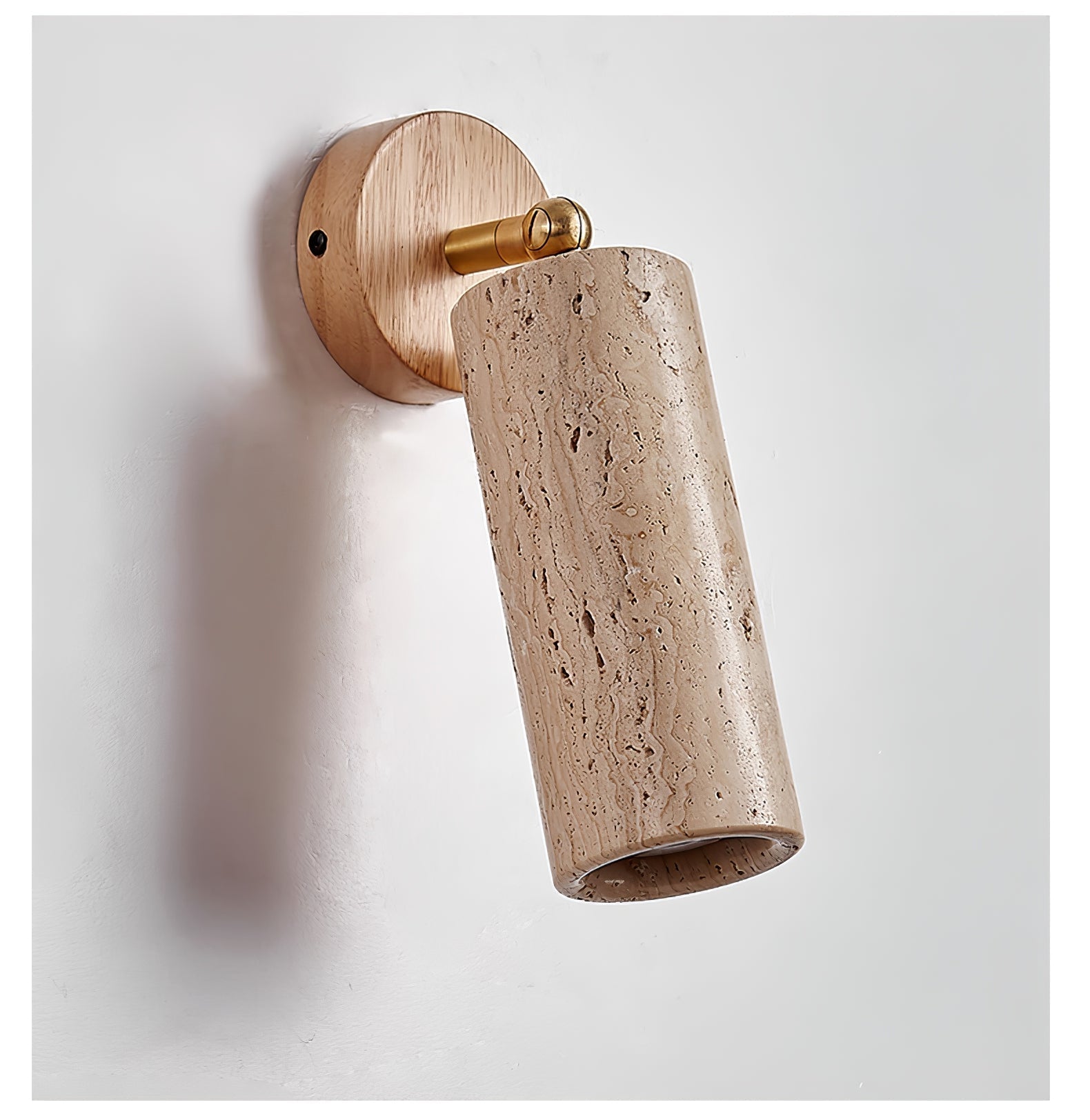 Erzorus Minimalist Travertine Wall Light - Letslighting