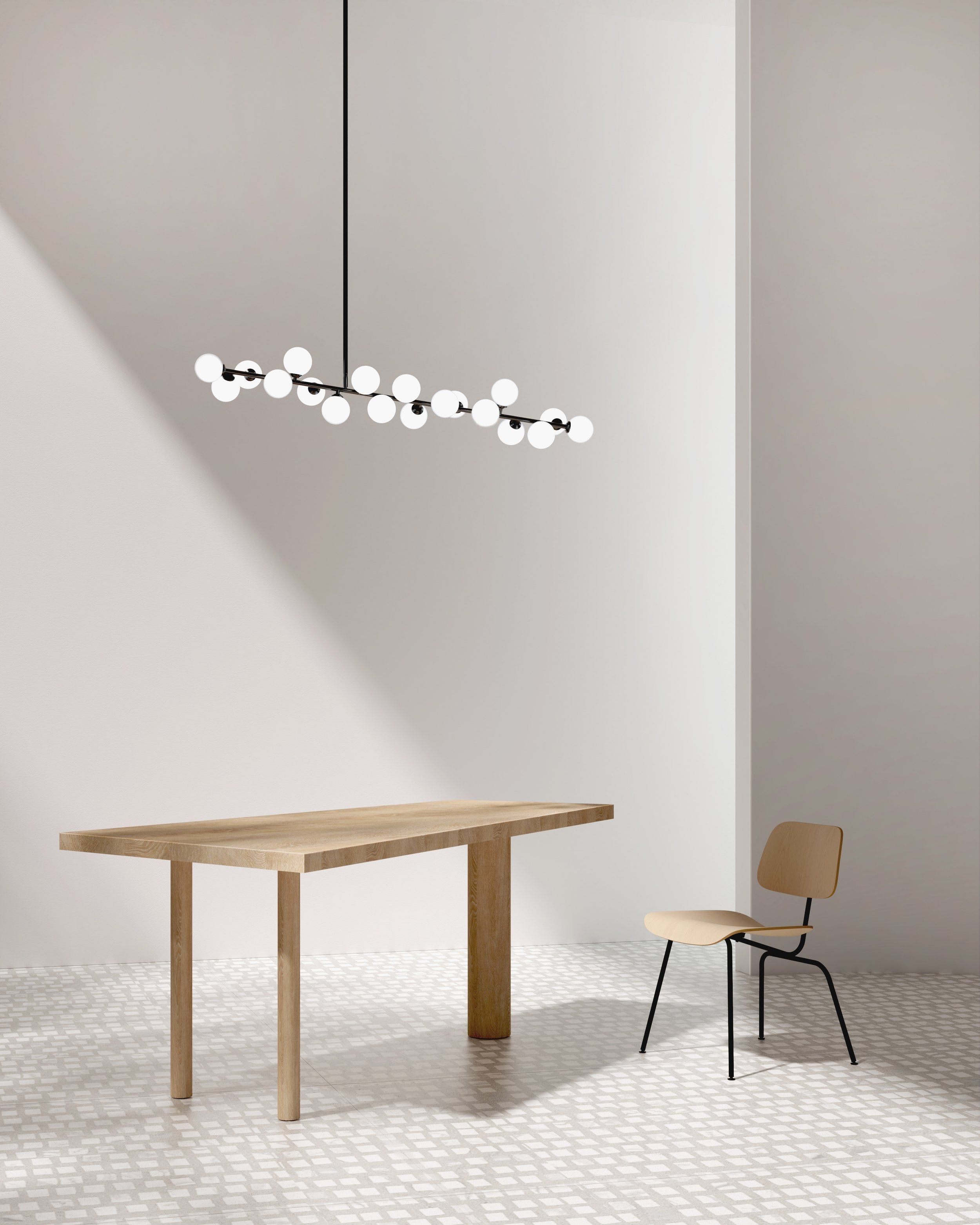 Eshair Modern Minimalist Brass Glass Chandelier - Letslighting