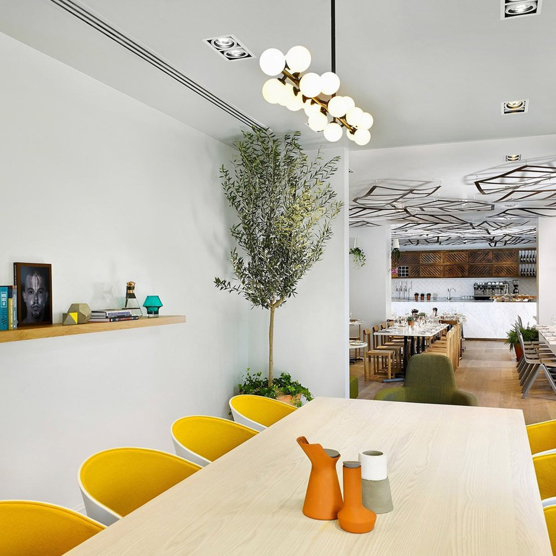 Eshair Modern Minimalist Brass Glass Chandelier - Letslighting