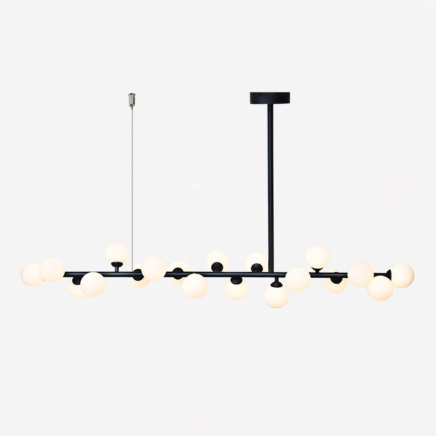 Lumiray Black Linear Globe Pendant Light - Letslighting