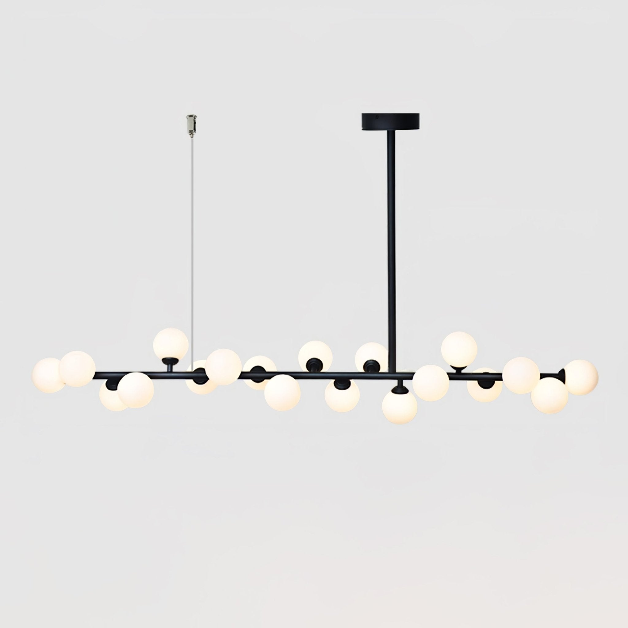 Lumiray Black Linear Globe Pendant Light - Letslighting