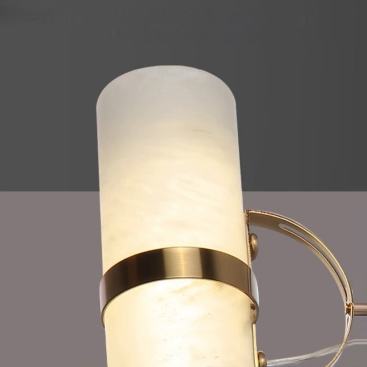 Atheor Modern Minimalist Cylindrical Alabaster Pendant Light - Letslighting