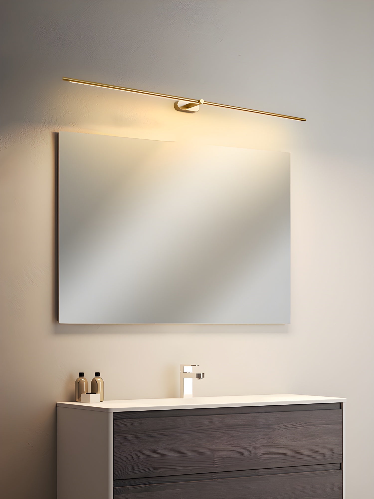 Lustra Wall Lamp Minimalist Linear Rechargeable - Letslighting