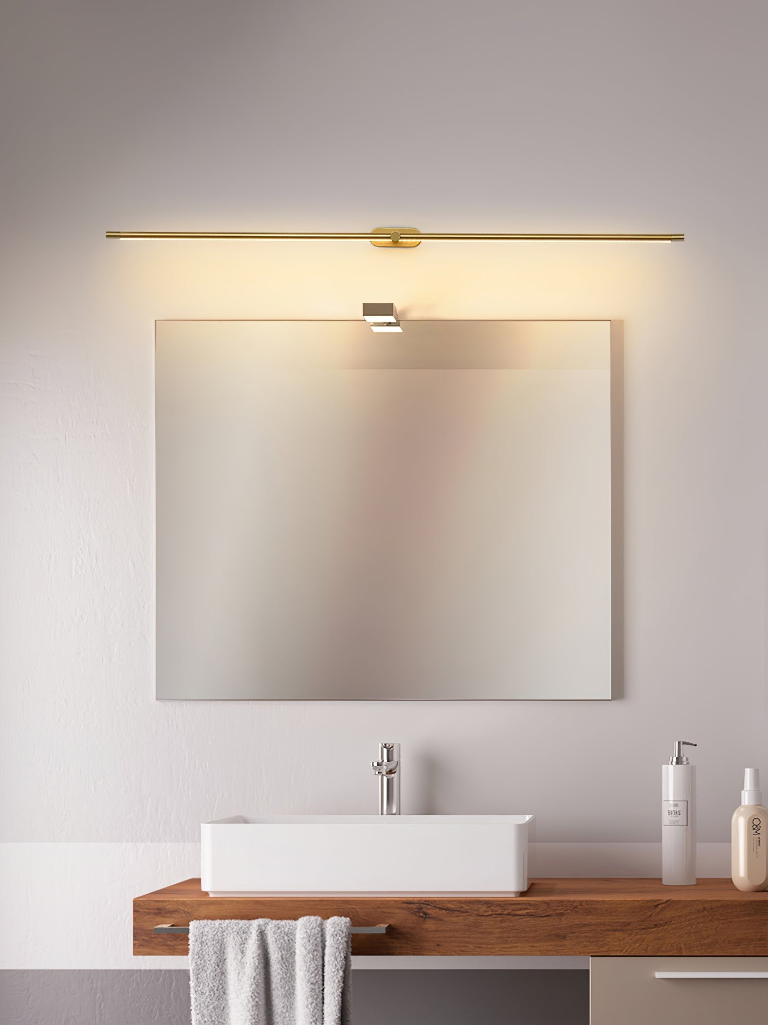 Lustra Wall Lamp Minimalist Linear Rechargeable - Letslighting