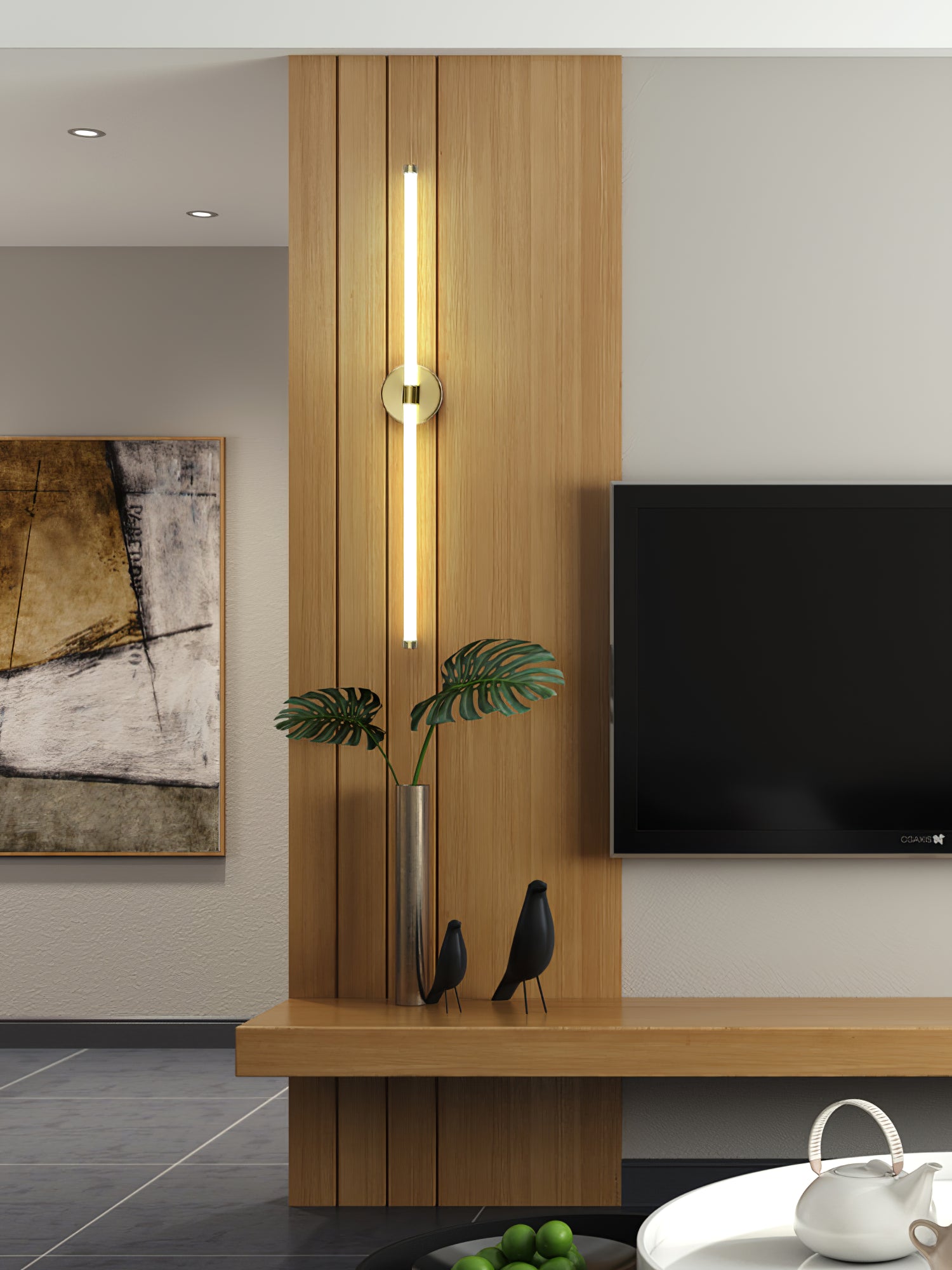 Cithayra Classic Minimalist Vertical Sconce Wall lamp - Letslighting