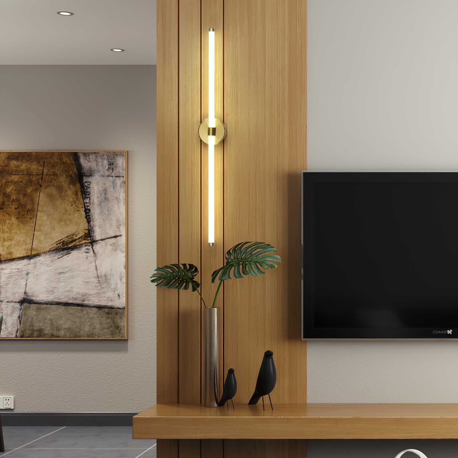 Cithayra Classic Minimalist Vertical Sconce Wall lamp - Letslighting