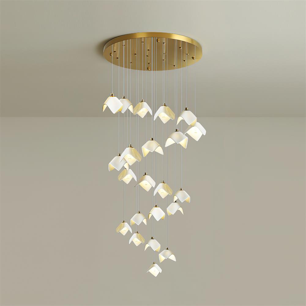 Mira Chandelier Bloom Floral Sculpture - Letslighting