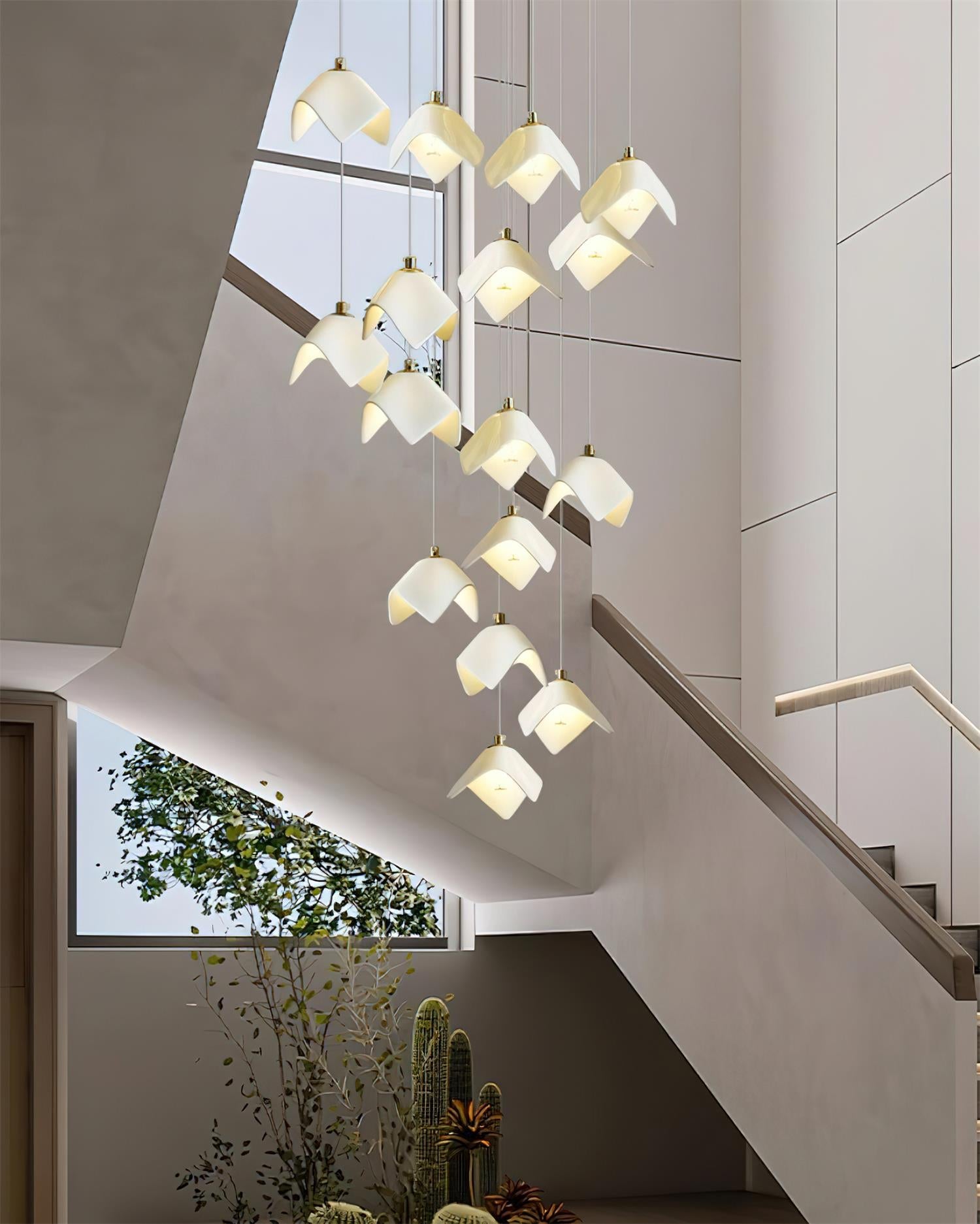 Mira Chandelier Bloom Floral Sculpture - Letslighting