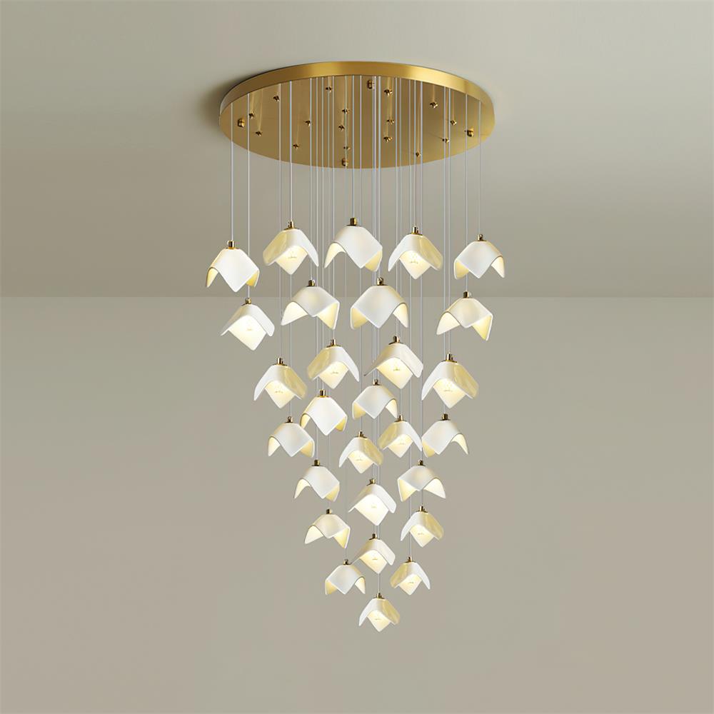 Mira Chandelier Bloom Floral Sculpture - Letslighting