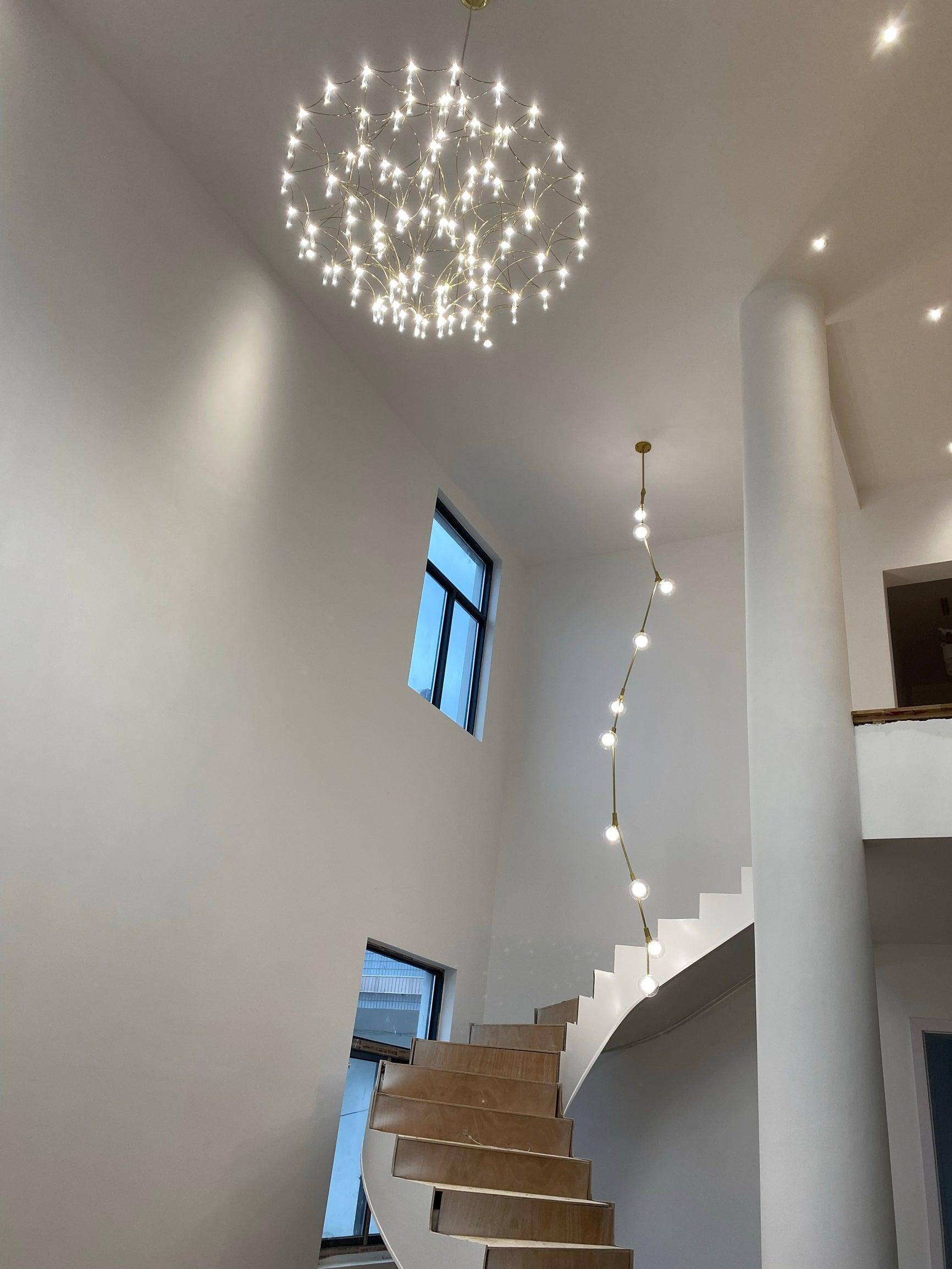 Lustra Chandelier Stainless Crystal Net - Letslighting