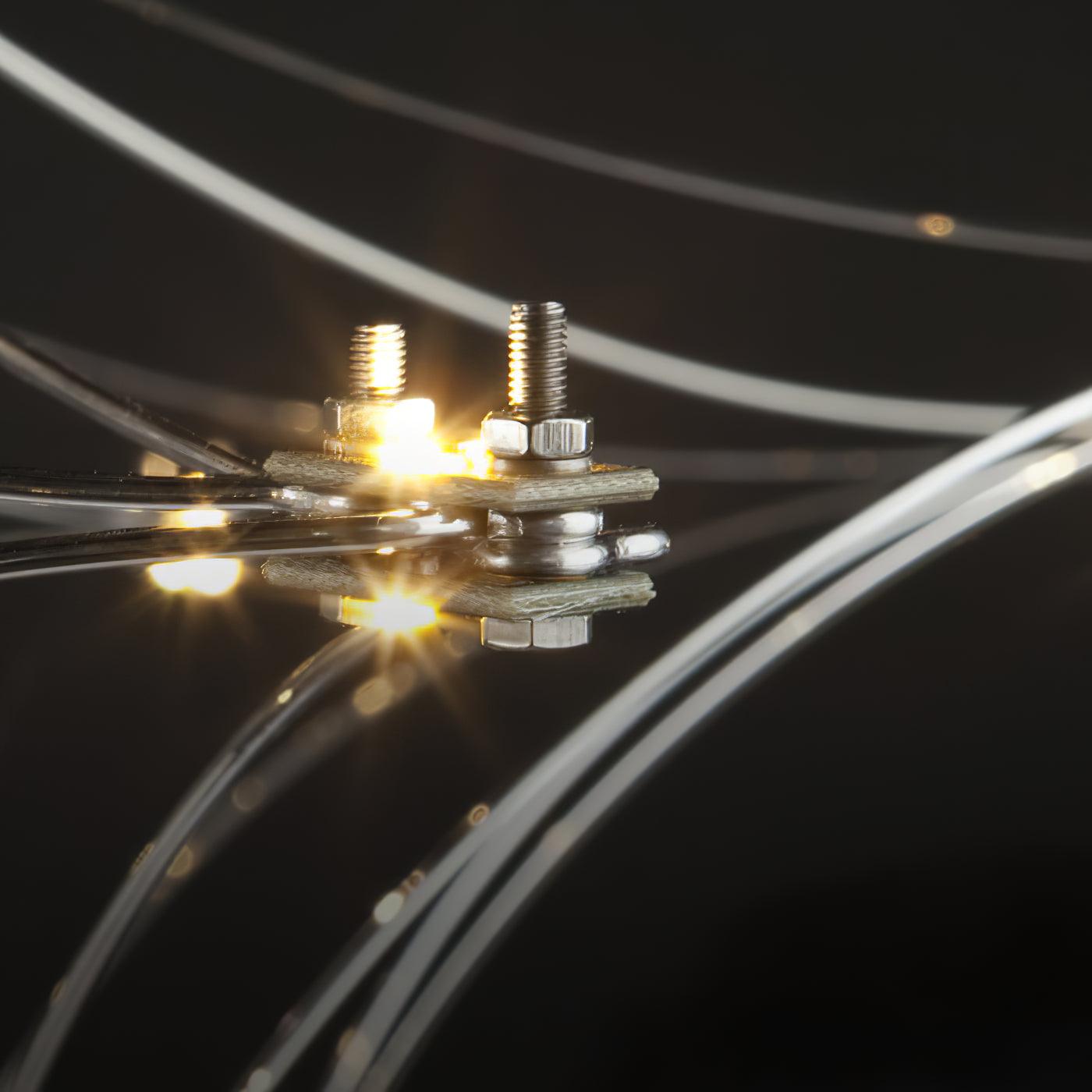 Lustra Chandelier Stainless Crystal Net - Letslighting