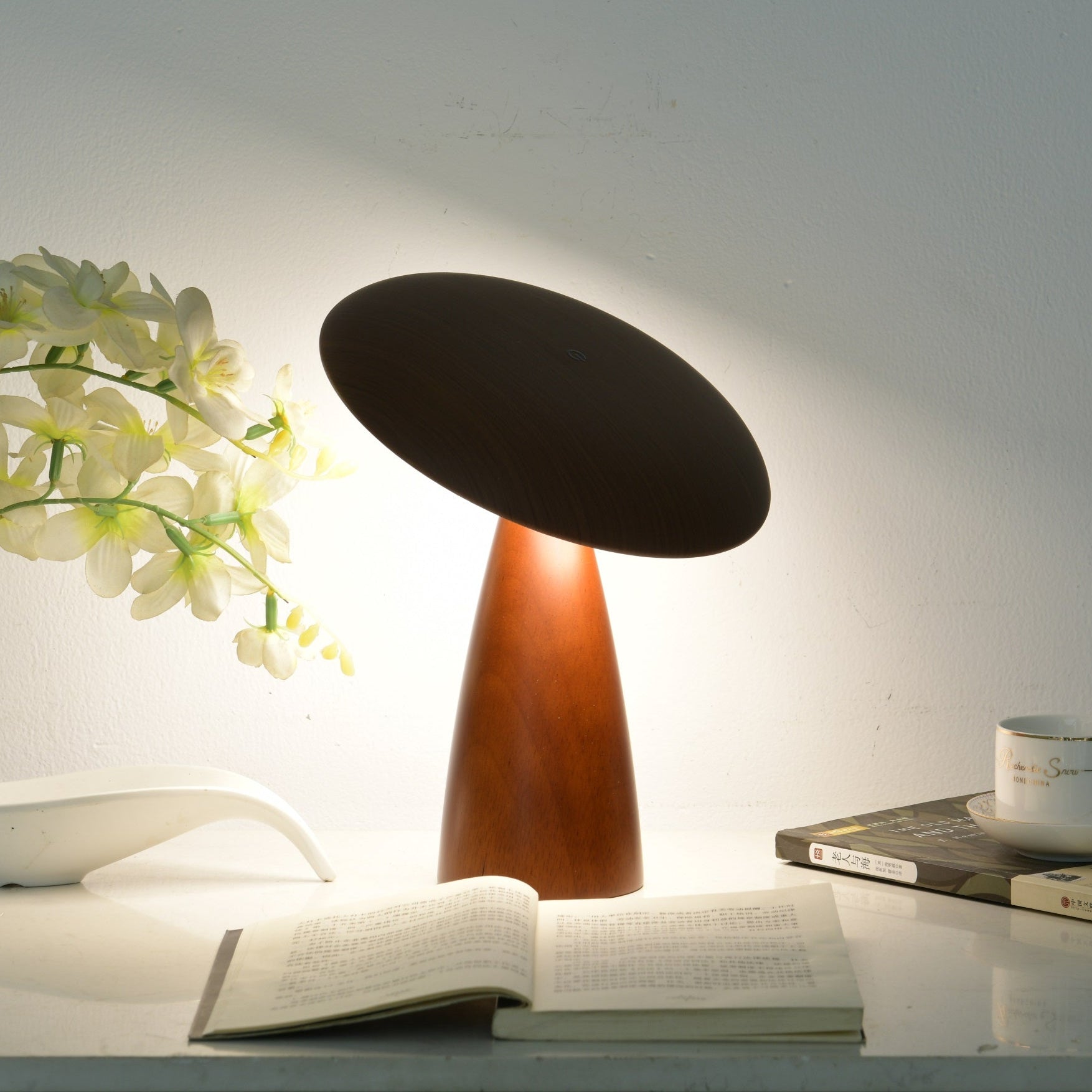 Orbis Vintage Wood Table Lamp - Letslighting