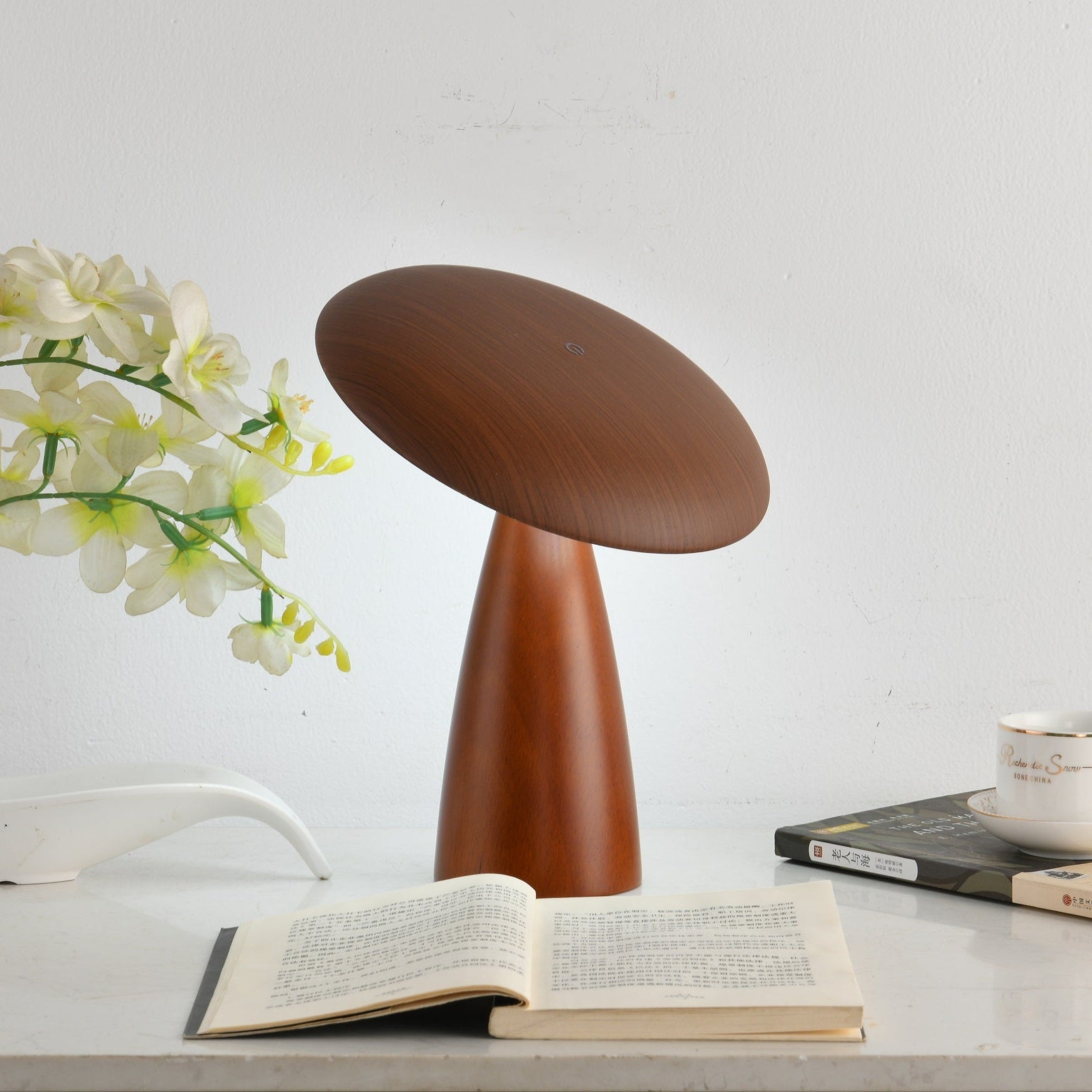 Orbis Vintage Wood Table Lamp - Letslighting
