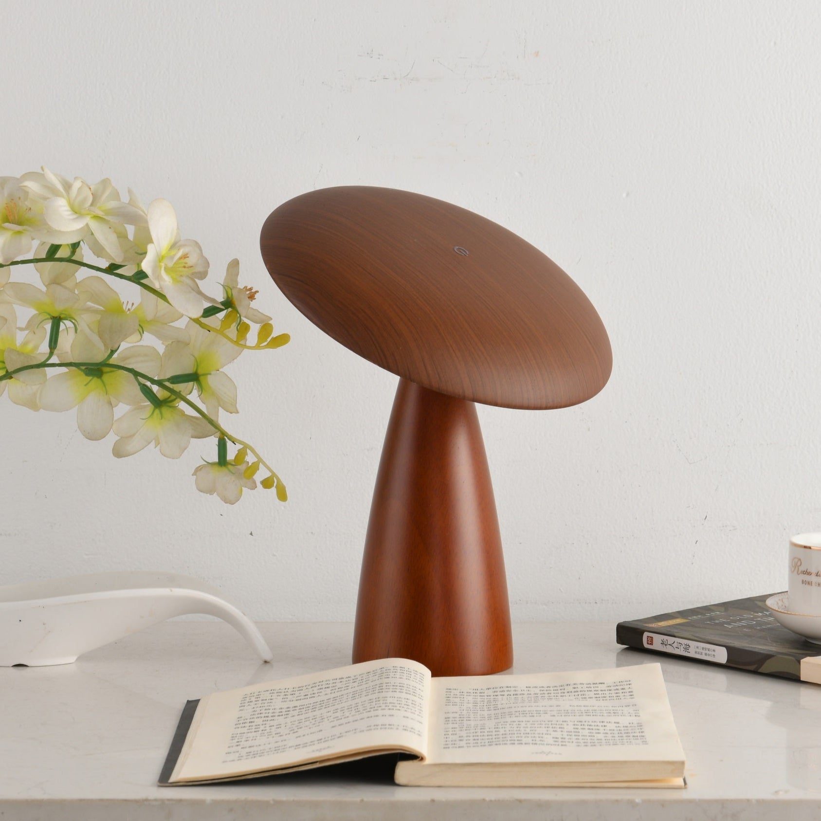 Orbis Vintage Wood Table Lamp - Letslighting