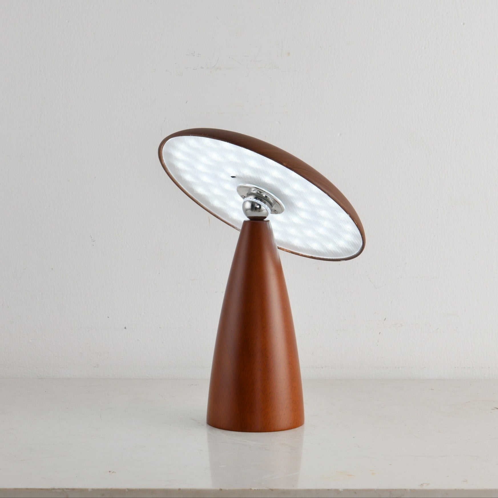 Orbis Vintage Wood Table Lamp - Letslighting