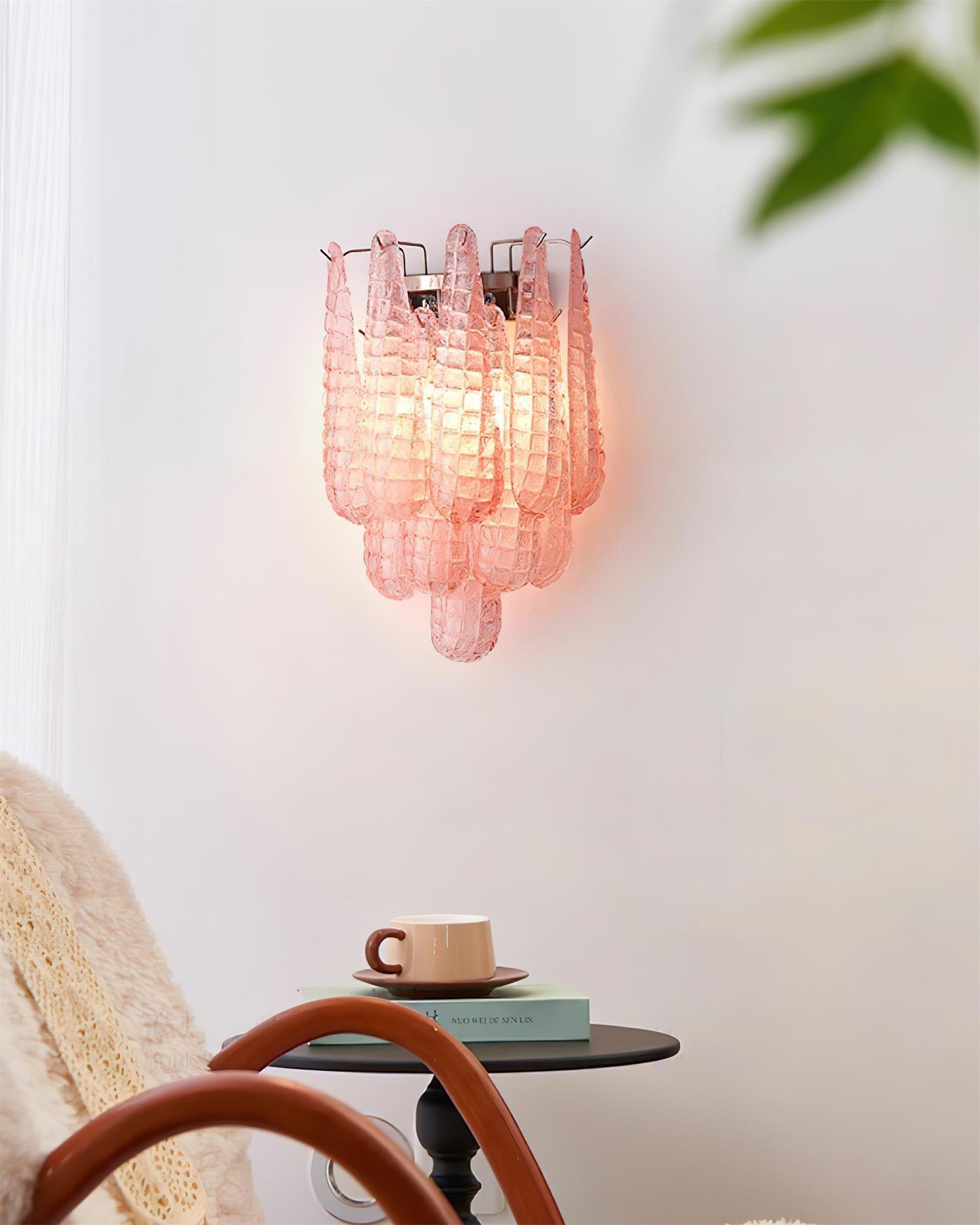Mireya Wall Light Textured Glass - Letslighting