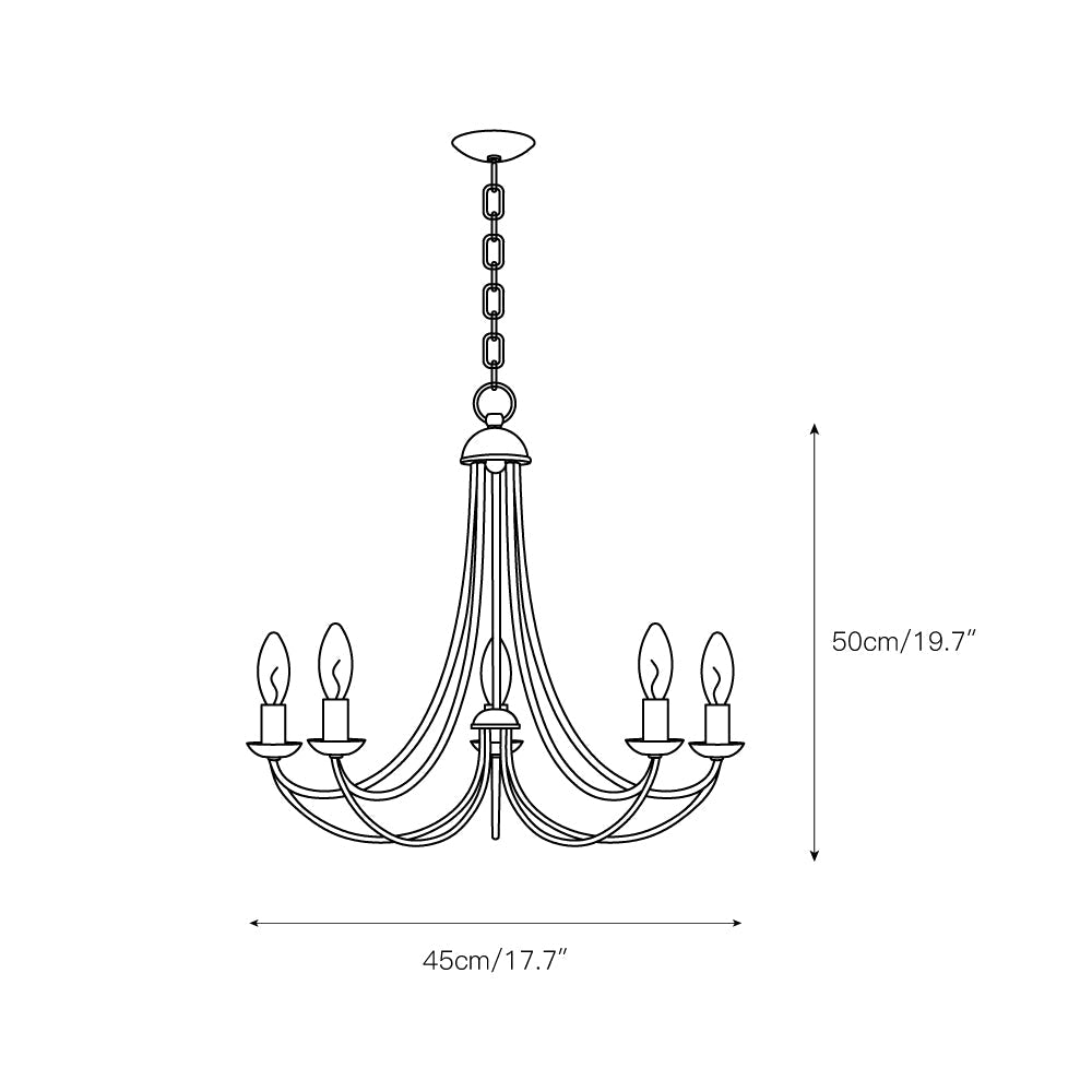Cotalor Vintage Industrial Chandelier - Letslighting