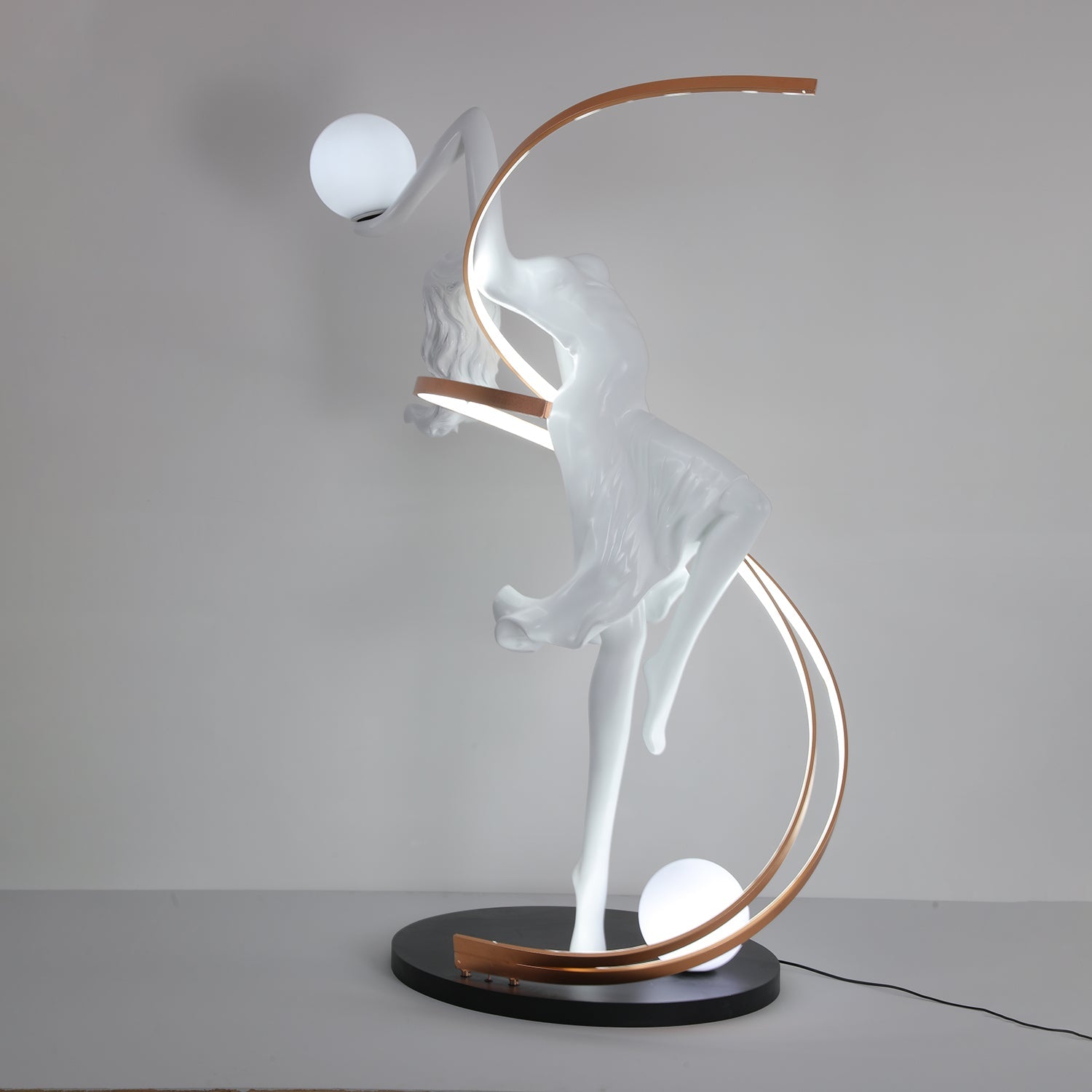 Lustra Floor Lamp Goddess Statue Elegant - Letslighting