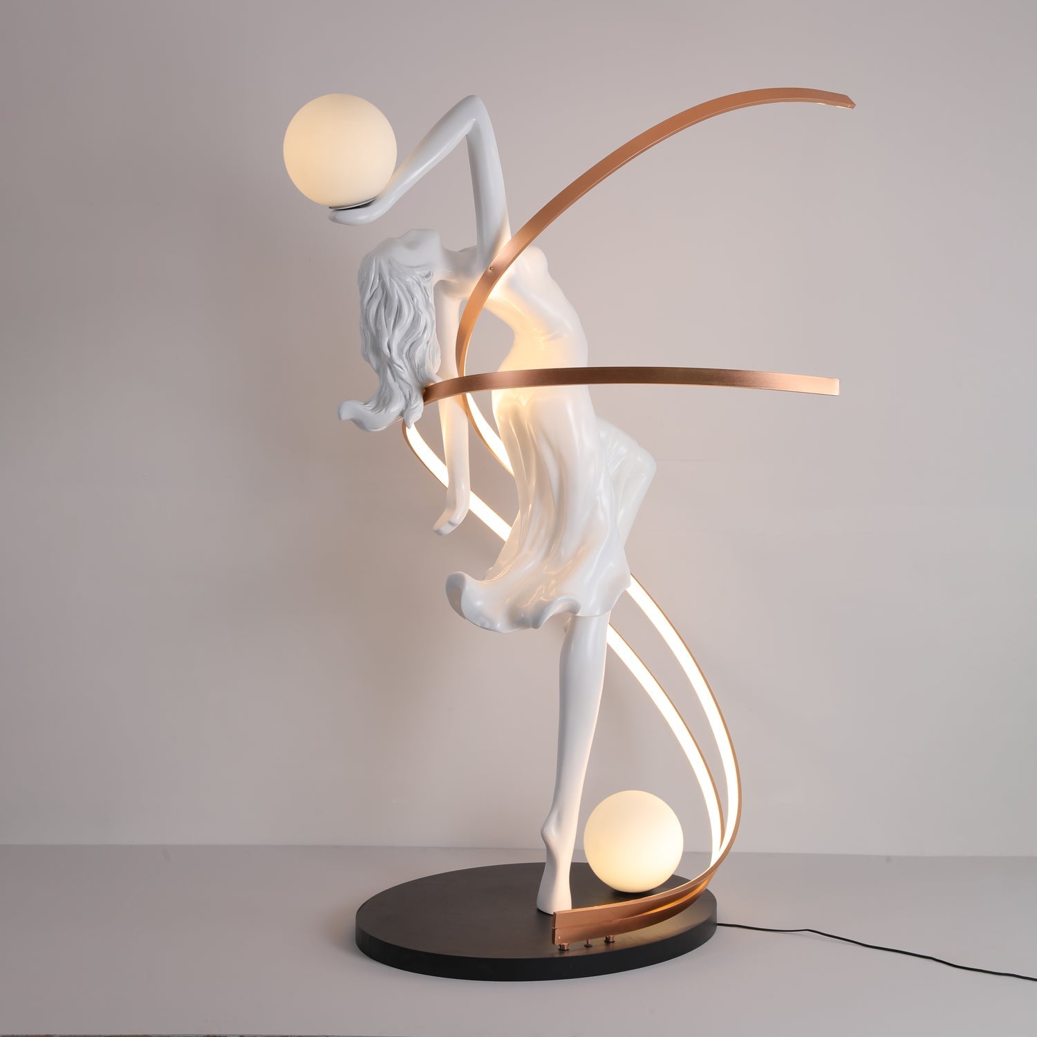 Lustra Floor Lamp Goddess Statue Elegant - Letslighting