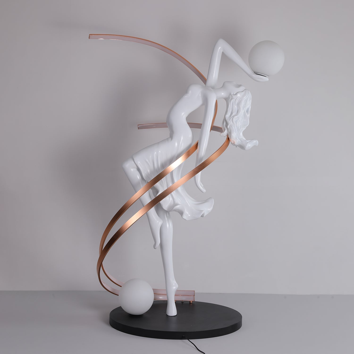 Lustra Floor Lamp Goddess Statue Elegant - Letslighting