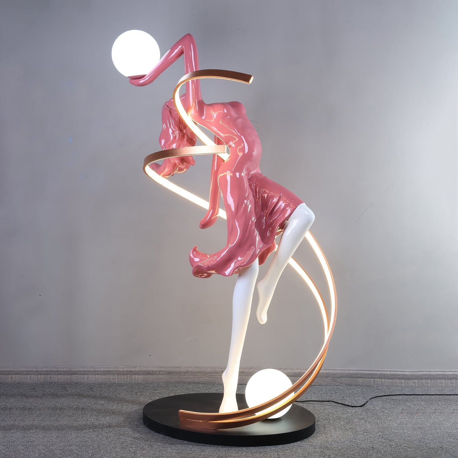 Lustra Floor Lamp Goddess Statue Elegant - Letslighting