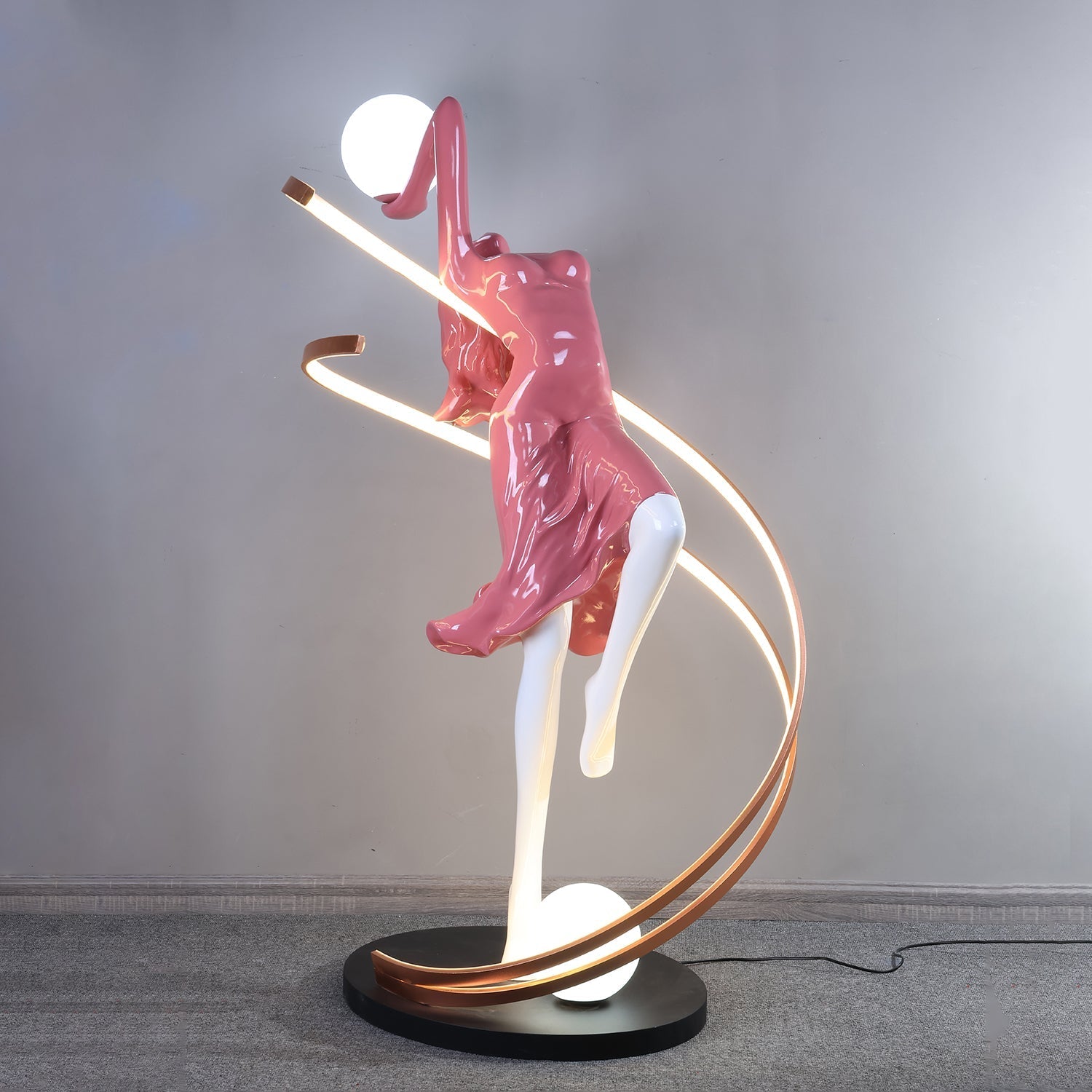 Lustra Floor Lamp Goddess Statue Elegant - Letslighting