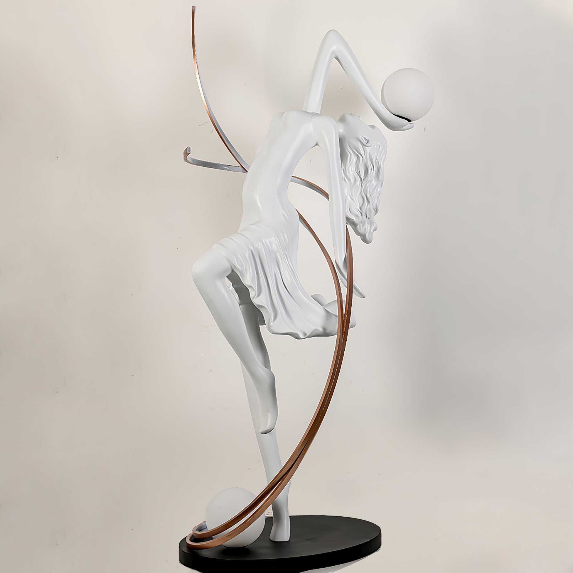 Lustra Floor Lamp Goddess Statue Elegant - Letslighting