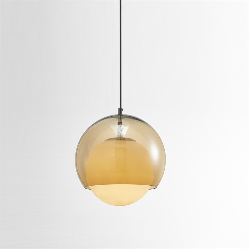 Pendant Light Double Globe Shade Glass Modern Minimalist Ambient - Letslighting