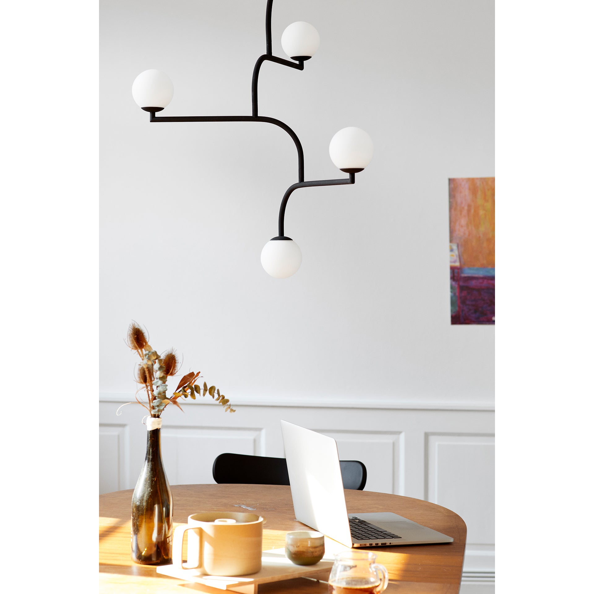 Zelireth Modern Minimalist Brass Glass Chandelier - Letslighting