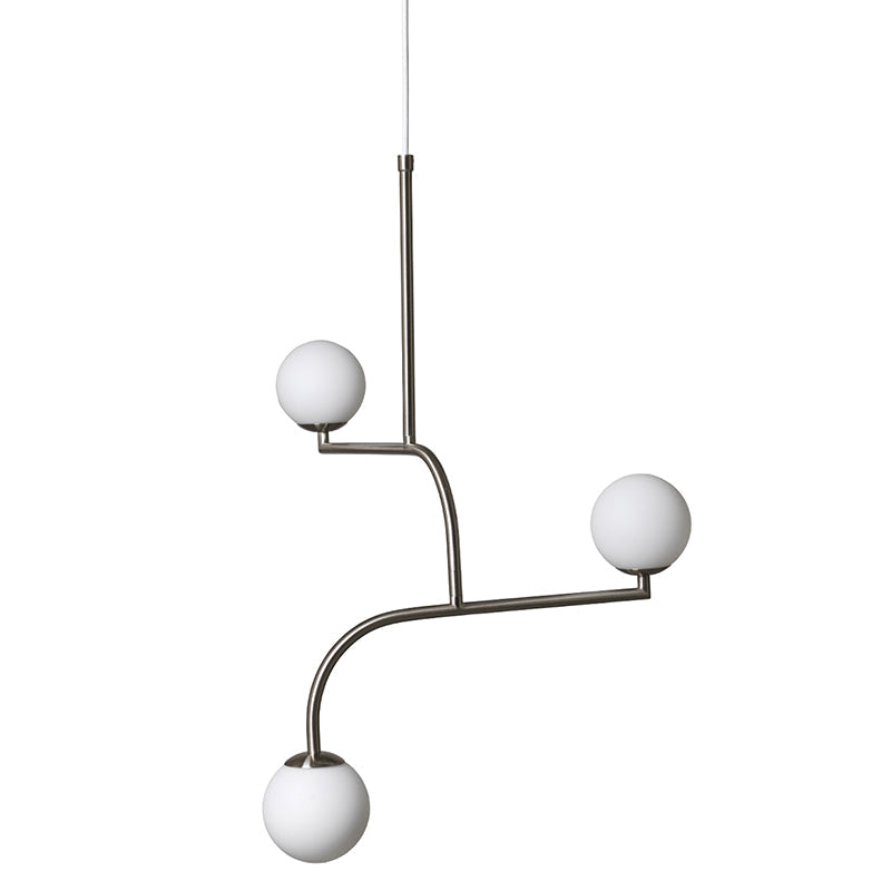 Zelireth Modern Minimalist Brass Glass Chandelier - Letslighting