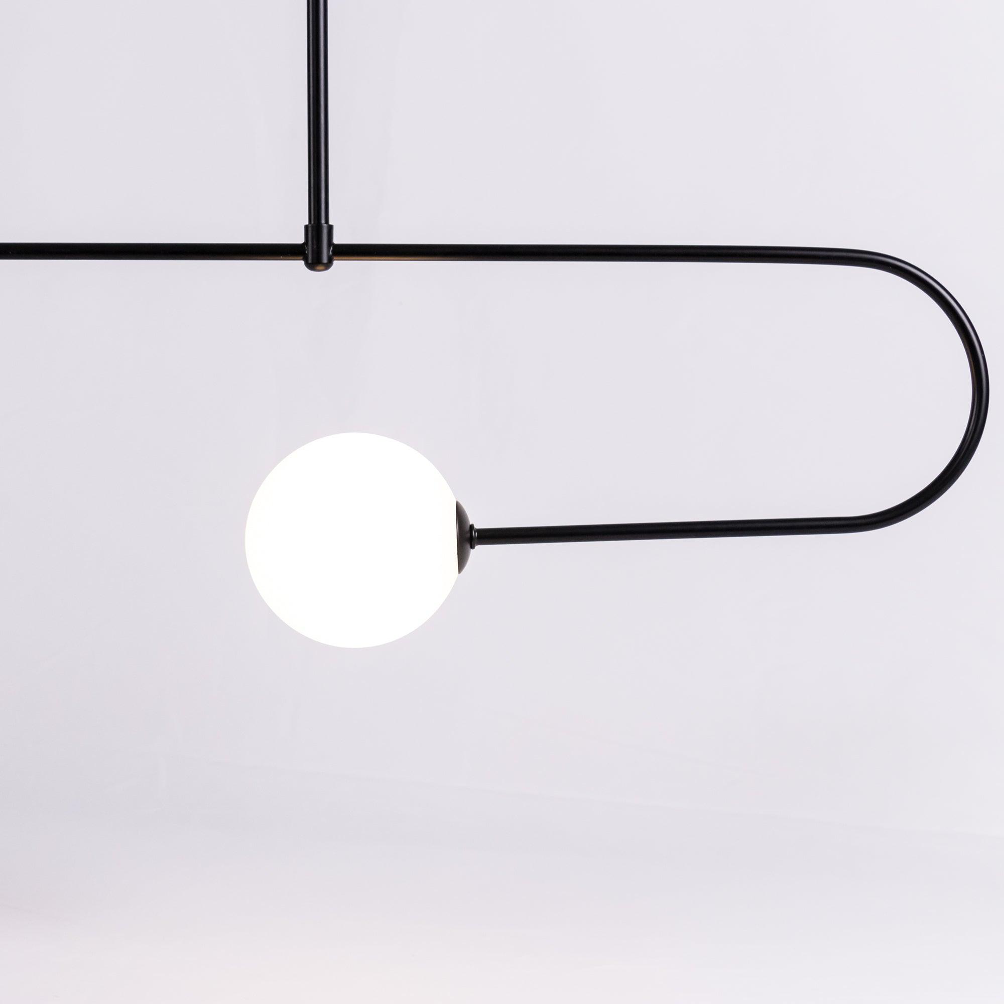 Lustra Chandelier Mobile Black Minimalist - Letslighting