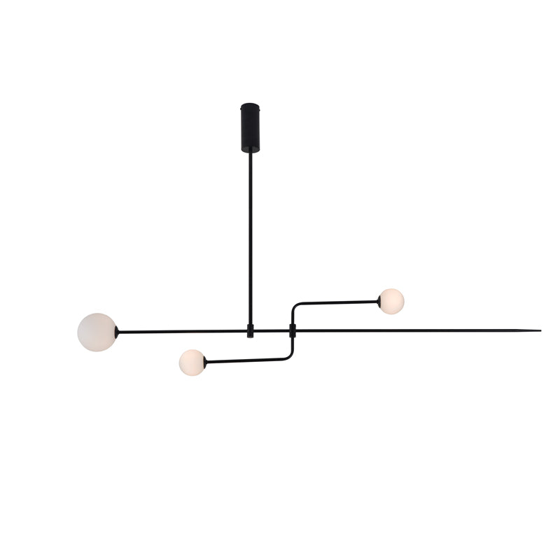 Lustra Chandelier Mobile Black Minimalist - Letslighting