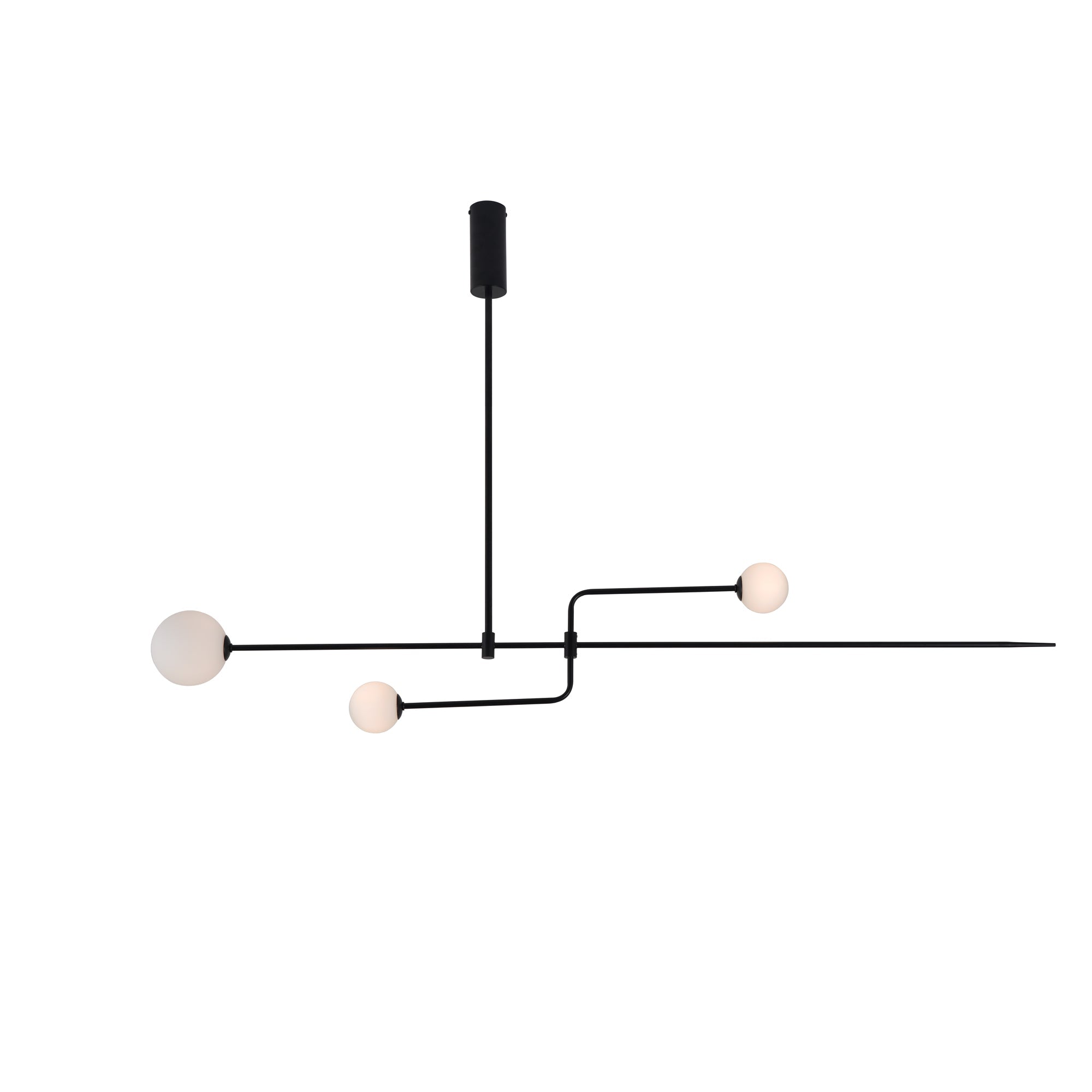 Lustra Chandelier Mobile Black Minimalist - Letslighting