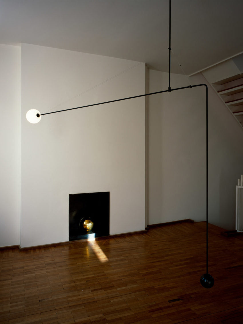 Lustra Chandelier Mobile Black Minimalist - Letslighting