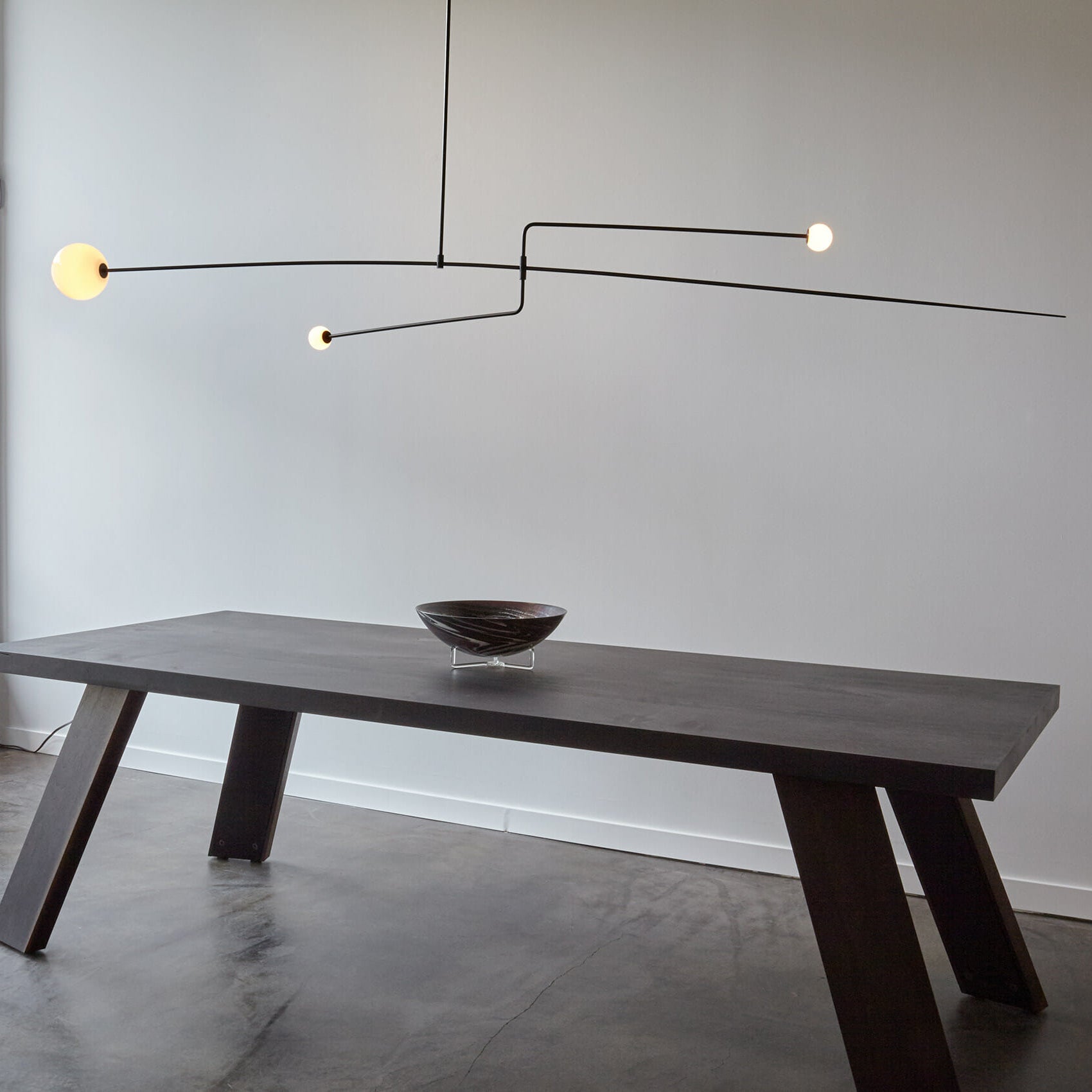 Lustra Chandelier Mobile Black Minimalist - Letslighting