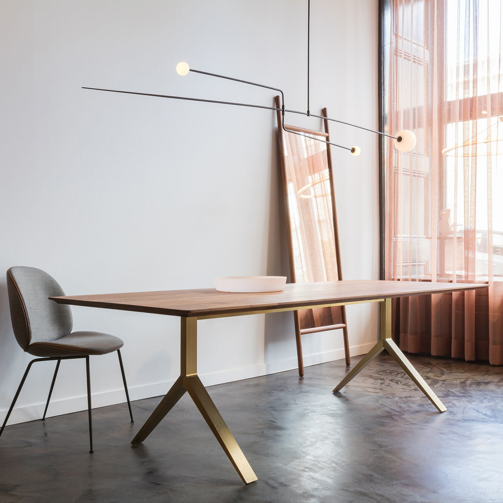Lustra Chandelier Mobile Black Minimalist - Letslighting