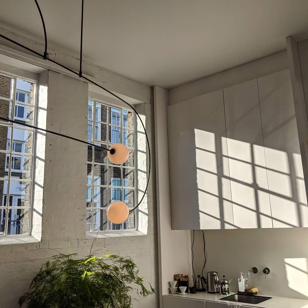 Lustra Chandelier Mobile Black Minimalist - Letslighting