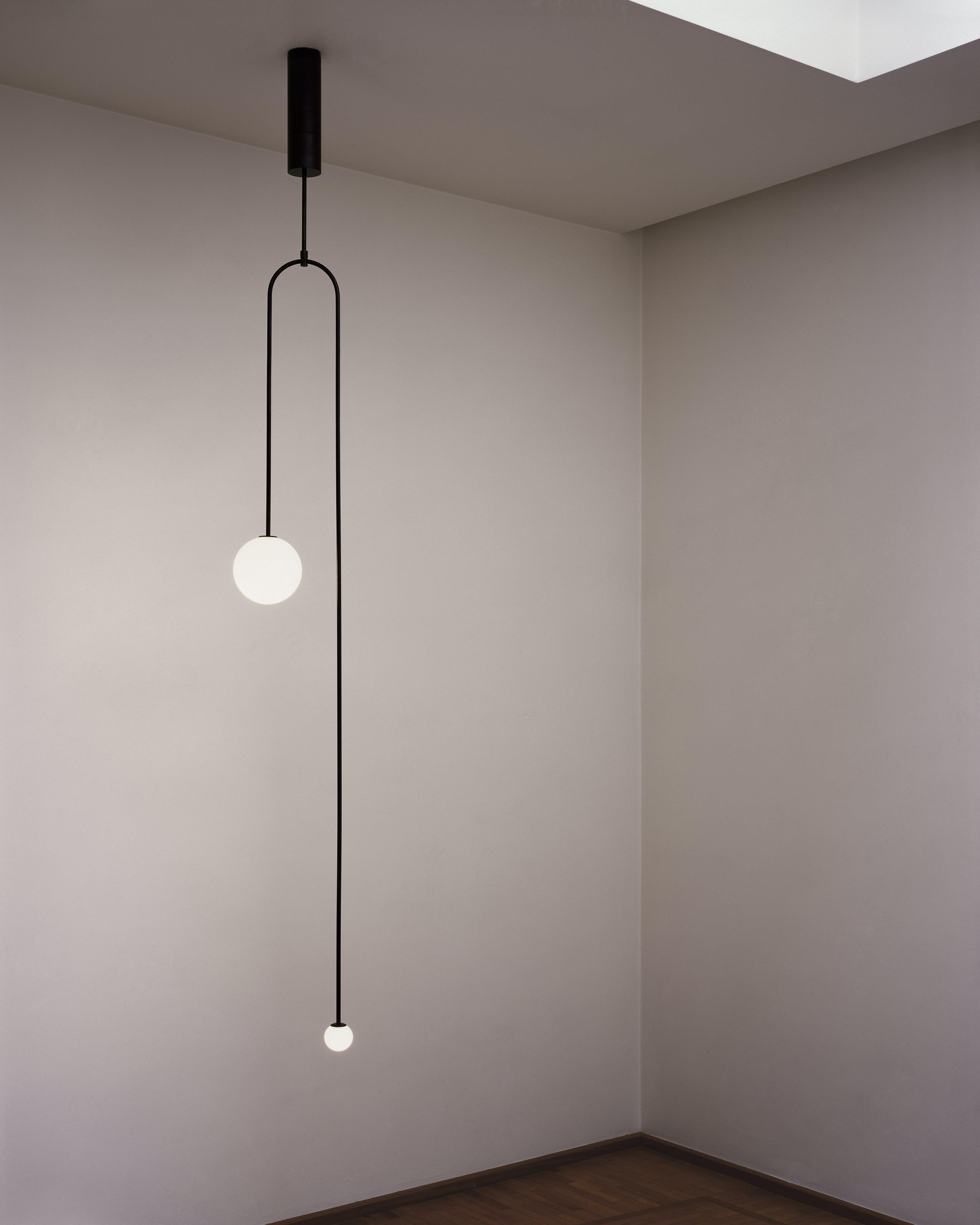 Lustra Chandelier Mobile Black Minimalist - Letslighting