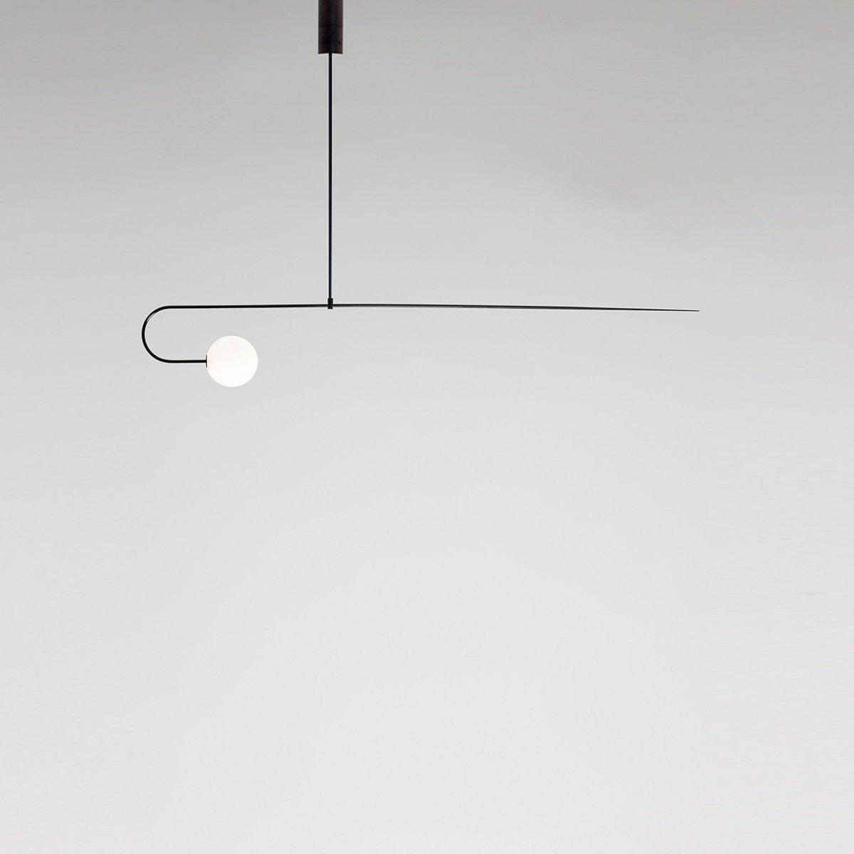 Lustra Chandelier Mobile Black Minimalist - Letslighting