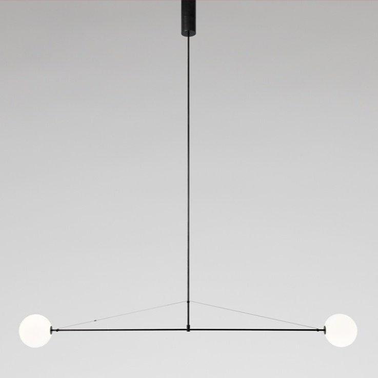 Lustra Chandelier Mobile Black Minimalist - Letslighting