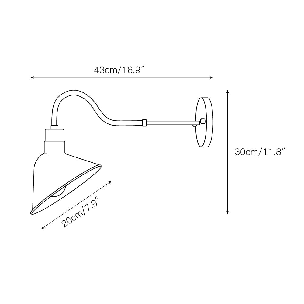 Ciraeus Vintage Industrial Wall Lamp - Letslighting