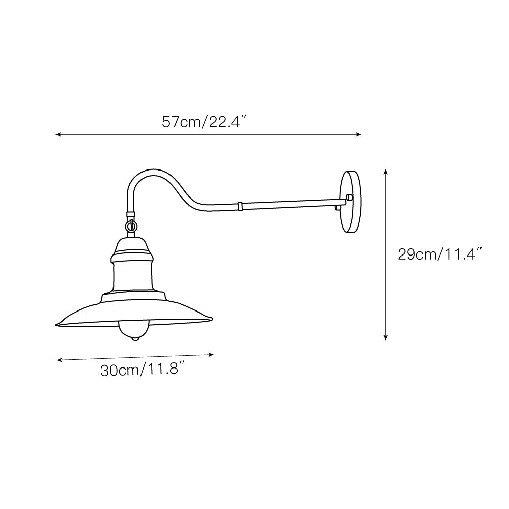 Ciraeus Vintage Industrial Wall Lamp - Letslighting