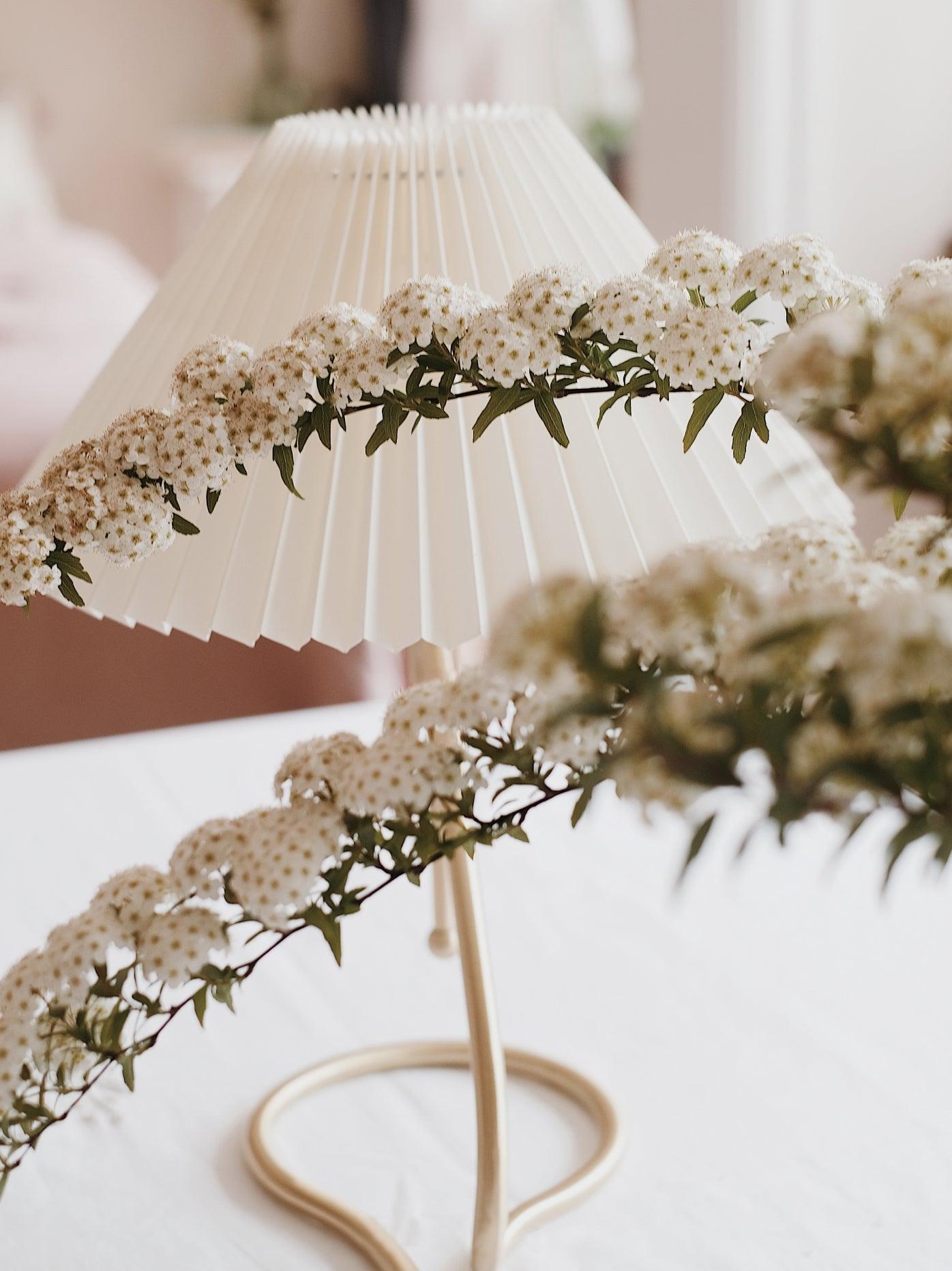 Cora Clear Fabric Table Lamp - Letslighting