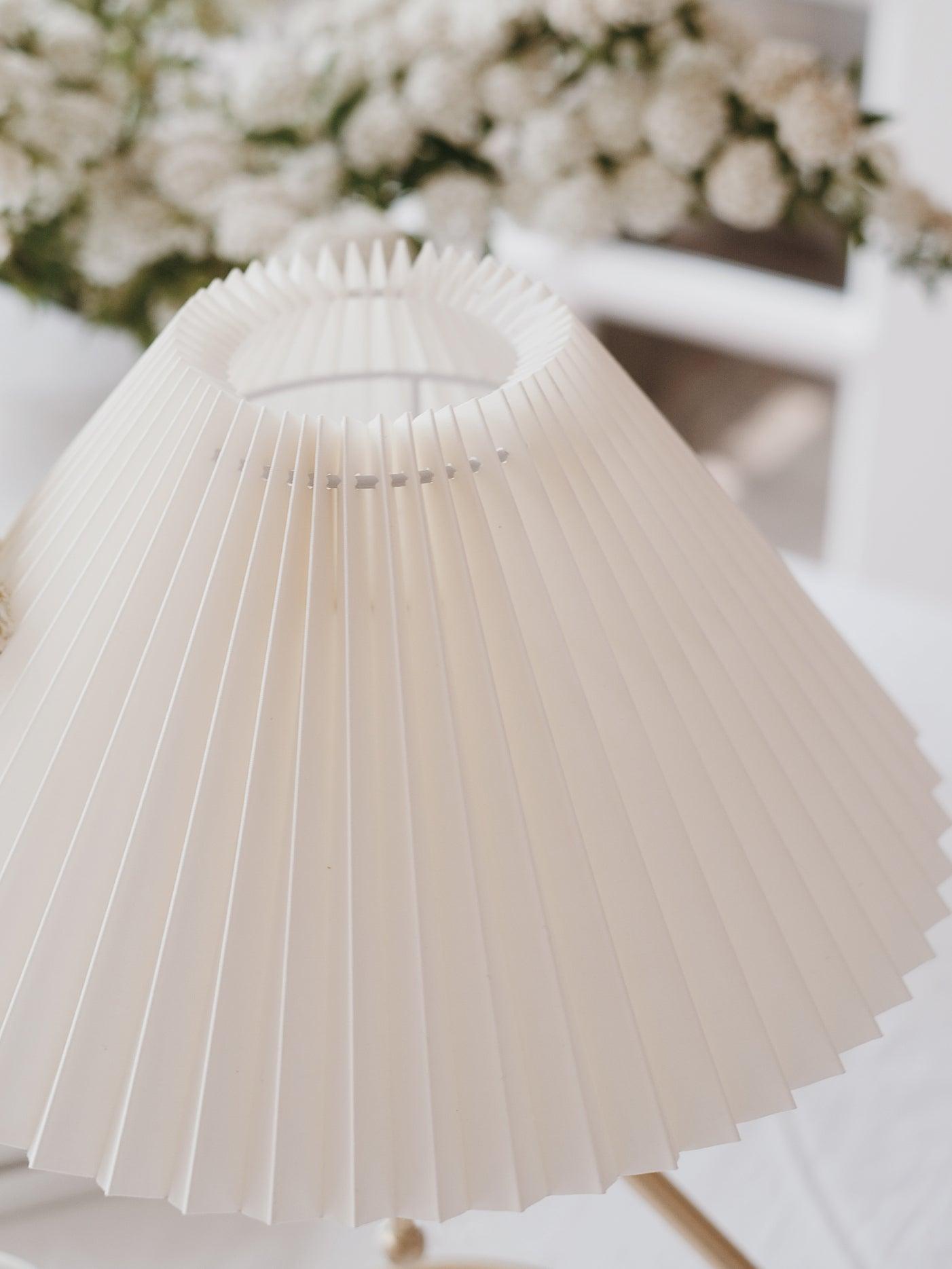 Cora Clear Fabric Table Lamp - Letslighting